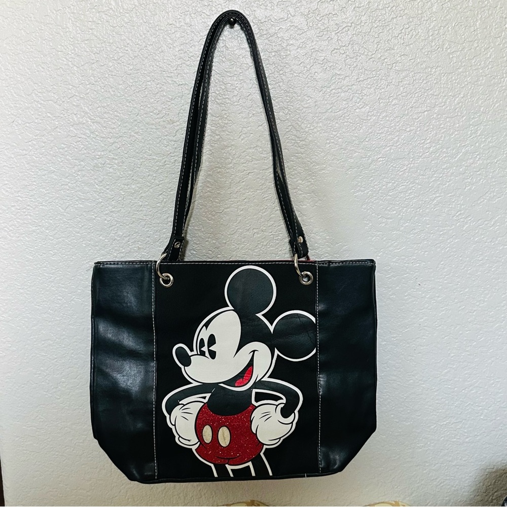 Disney Black Red & White Mickey Mouse Tote Bag – EUC 🖤❤️🤍 - Picture 2 of 10